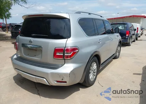 2017 Nissan Armada Sv из США, поврежденный, VIN JN8AY2NC4H9505935